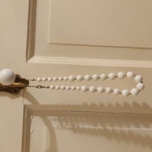 White Beaded Necklace